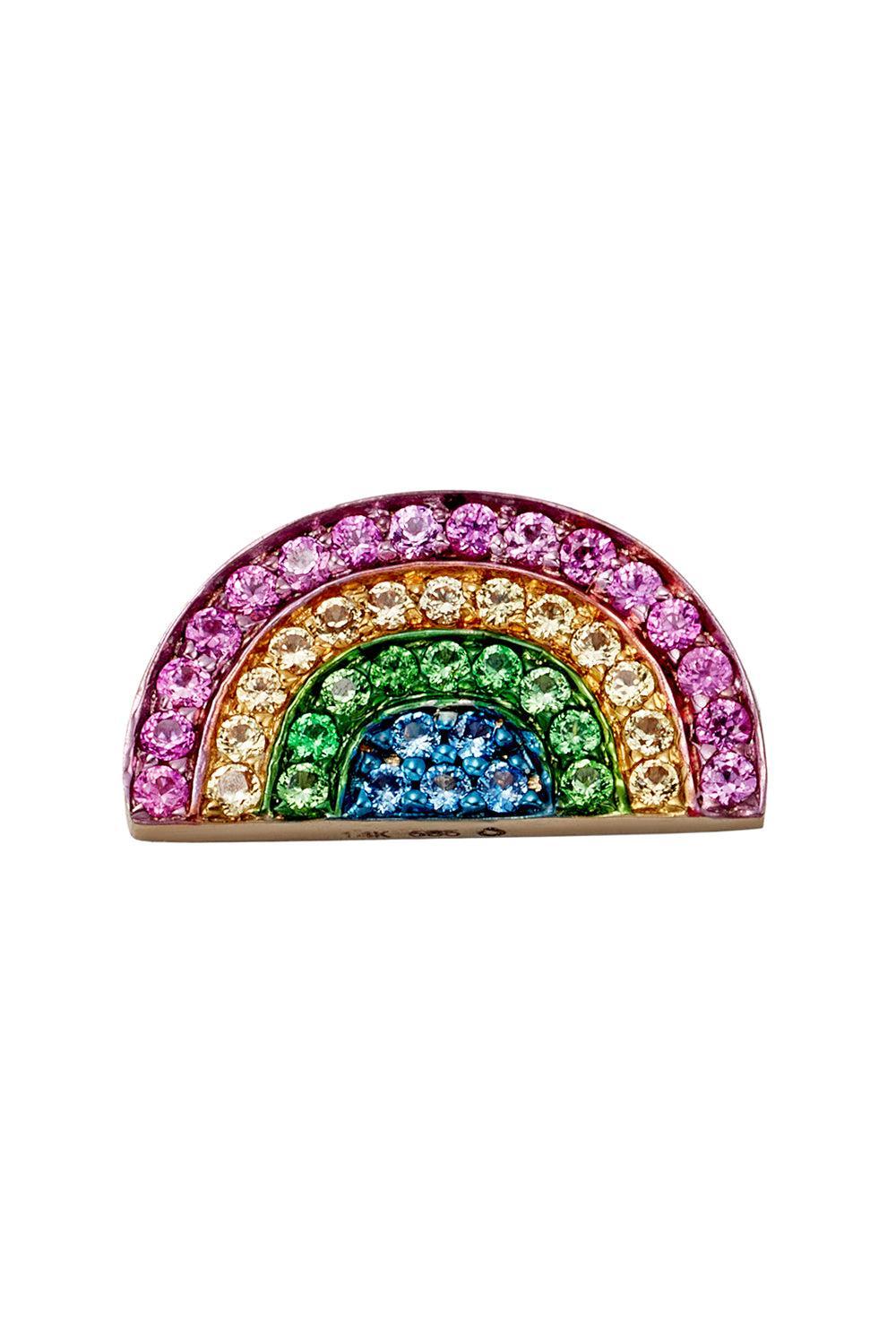 Sapphire Rainbow Charm-YELLOW GOLD-JEWELRYFINE JEWELPENDANT-LOQUET