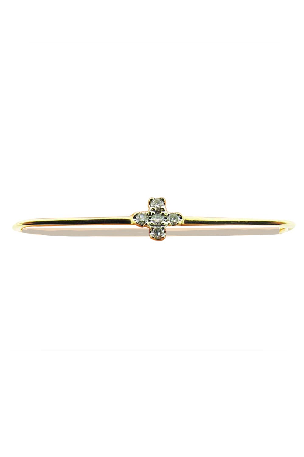 LOREE RODKIN-Apple Watch Diamond Cross Charm-YELLOW GOLD
