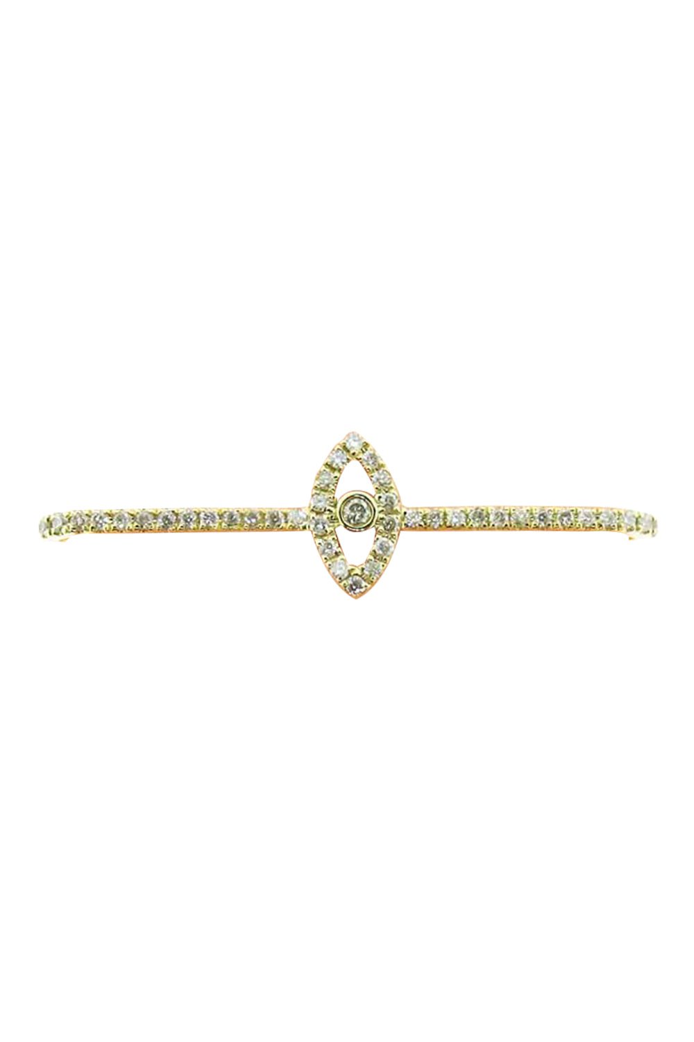 LOREE RODKIN-Apple Watch Diamond Evil Eye Charm-YELLOW GOLD