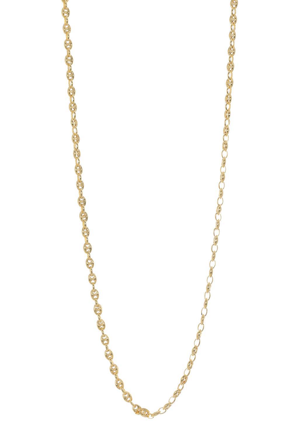 Mariner Link Diamond Chain Necklace-YELLOW GOLD-18-JEWELRYFINE JEWELNECKLACE O-LOREE RODKIN