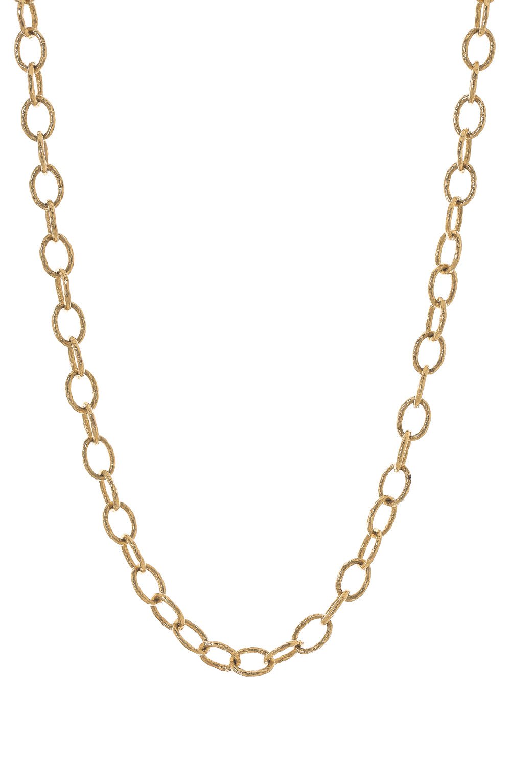 LOREE RODKIN-Medium Oval Link Chain-YELLOW GOLD