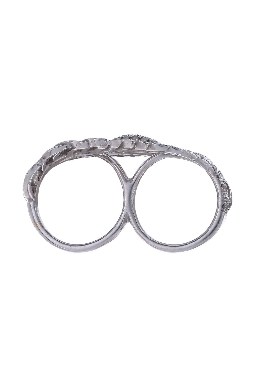LOREE RODKIN-Phoenix Knuckle Ring-WHITE GOLD
