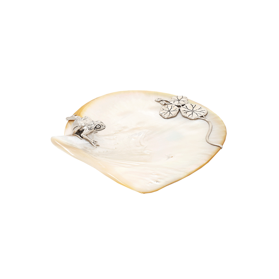 LOTUS ARTS de VIVRE-Mother Of Pearl Shell Frog Bowl-MOP