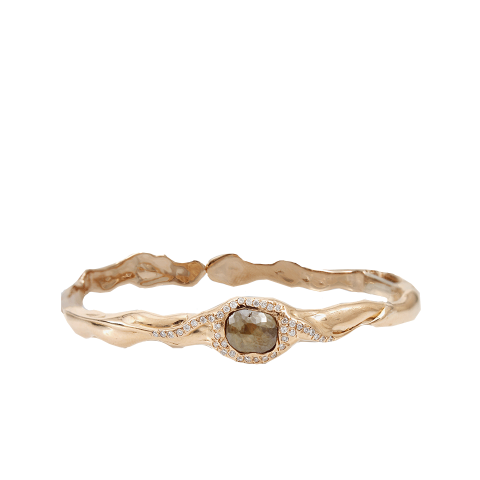 LUCIFER VIR HONESTUS-Black Diamond Bracelet-ROSE GOLD