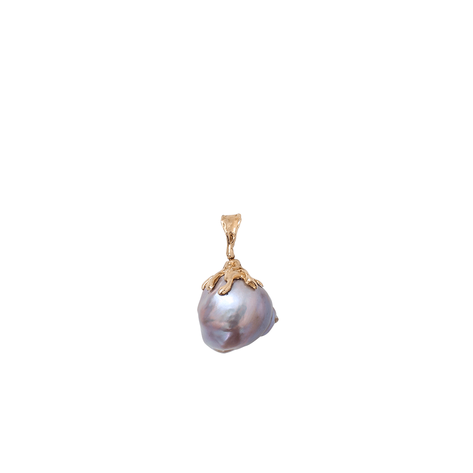 LUCIFER VIR HONESTUS-Freshwater Pearl Pendant-ROSE GOLD