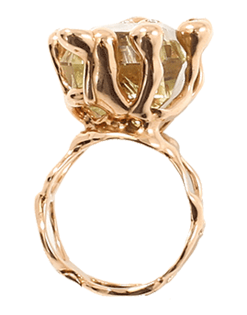 LUCIFER VIR HONESTUS-Parrocchine Ring-ROSE GOLD