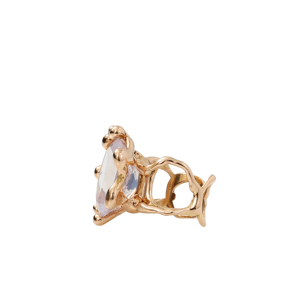 LUCIFER VIR HONESTUS-Sunflower Quartz Ring-ROSE GOLD