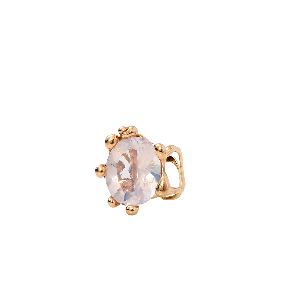 LUCIFER VIR HONESTUS-Sunflower Quartz Ring-ROSE GOLD
