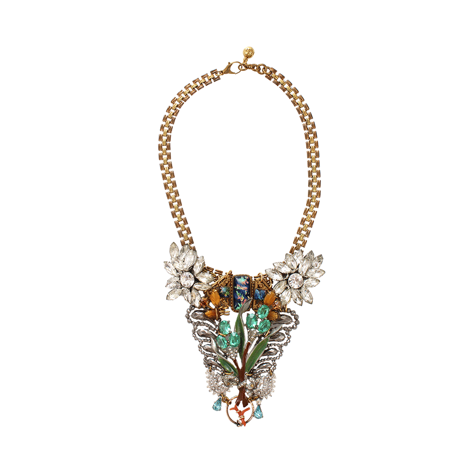 LULU FROST-100 Year Multi Stone Vintage Necklace-