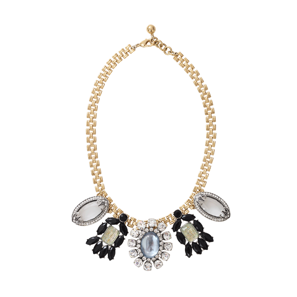 LULU FROST-Glass Stone Clarity Necklace-MULTI