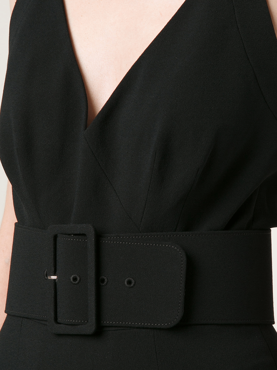 L'WREN SCOTT-Halter Jumpsuit With Belt-