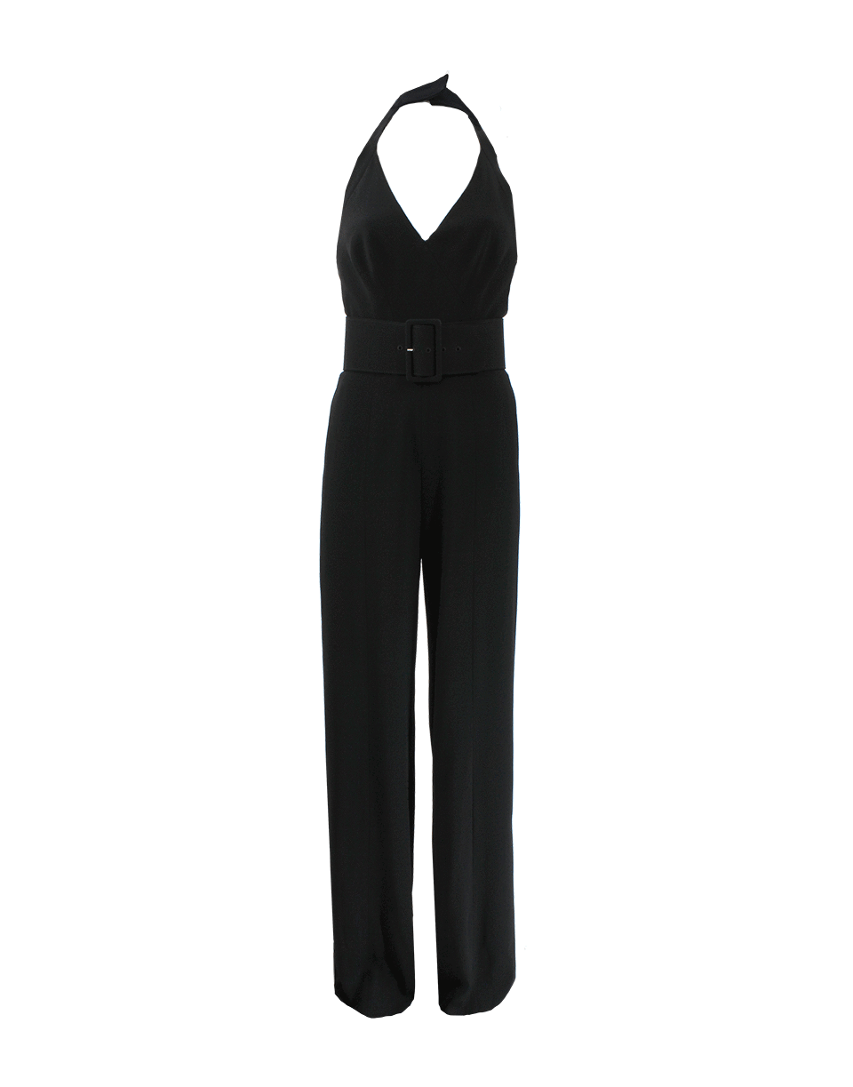 L'WREN SCOTT-Halter Jumpsuit With Belt-