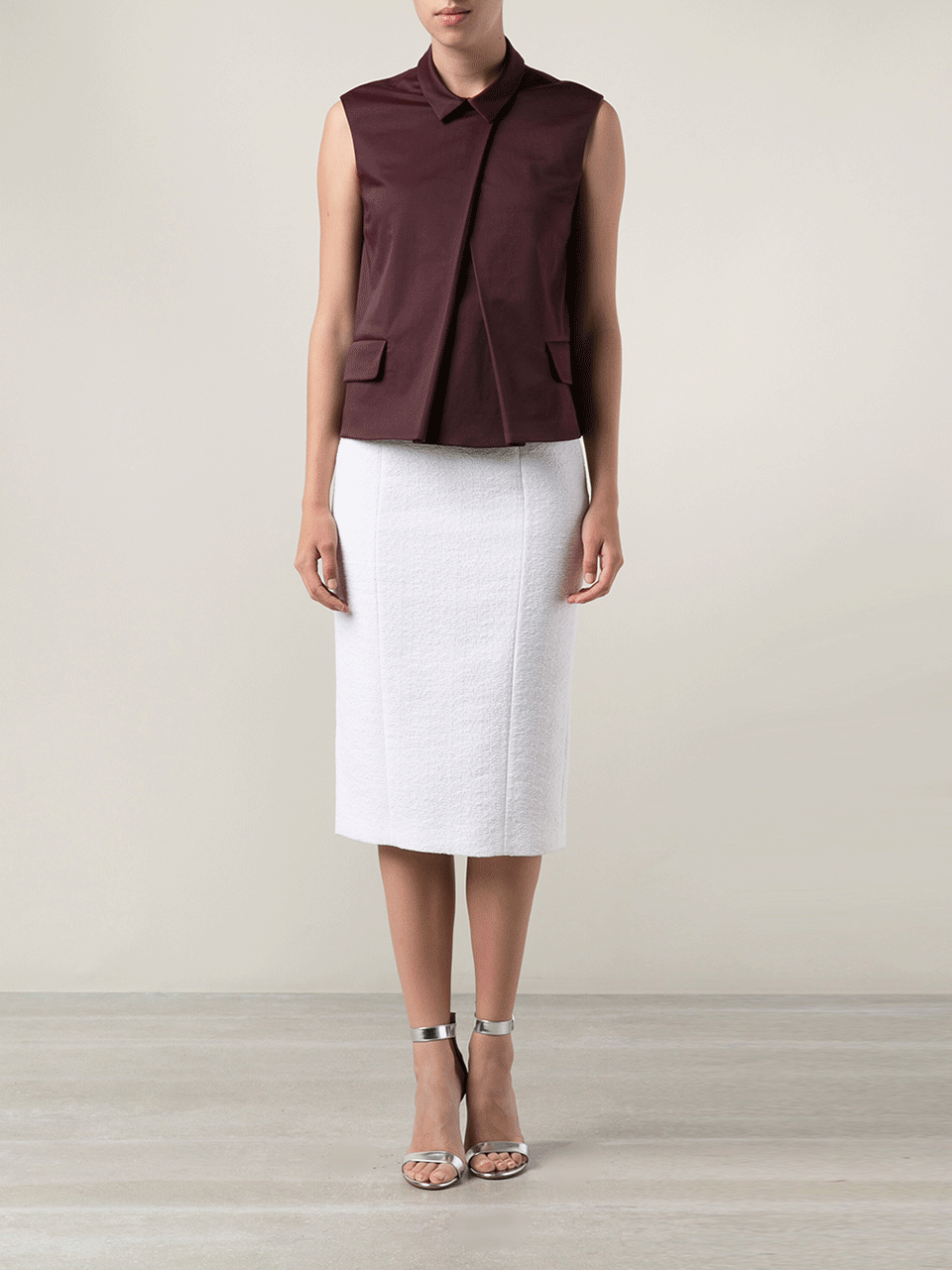 L'WREN SCOTT-Summer Tweed Pencil Skirt-