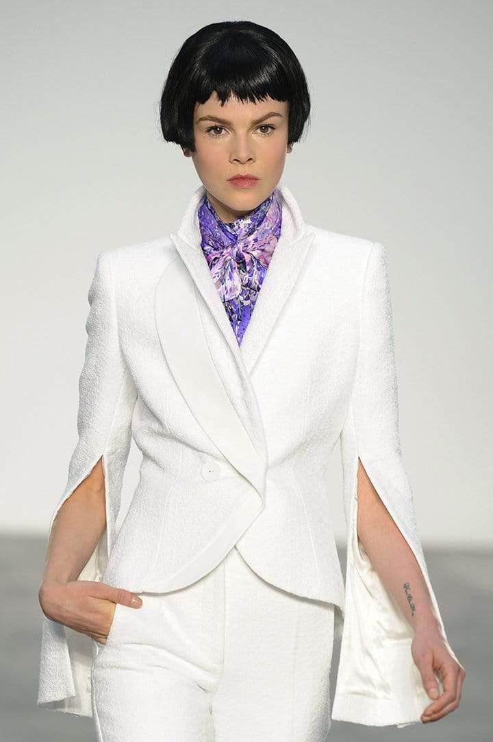 L'WREN SCOTT-Tie Neck Floral Blouse-