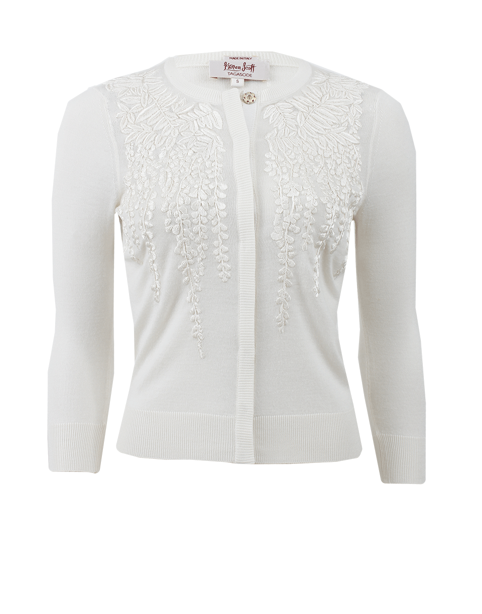 L'WREN SCOTT-Wisteria Embroidered Cardigan-