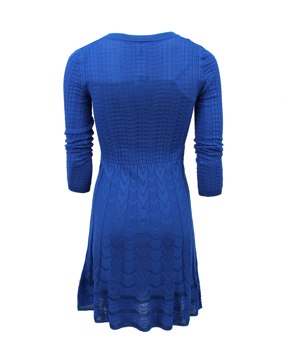 M MISSONI-Long Sleeve Knit Dress-