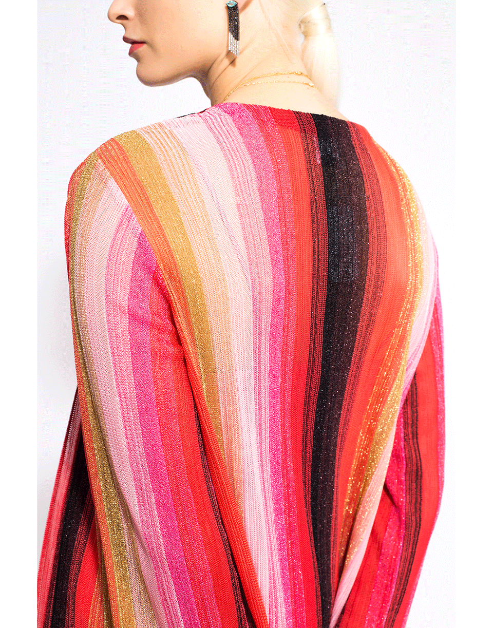 M MISSONI-Long Open Cardigan-