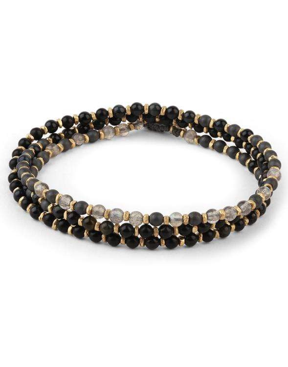 M. COHEN-The Agora Mix Gemstone Bracelet/Necklace-YELLOW GOLD