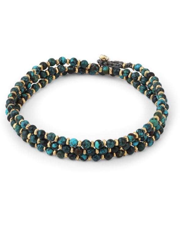 M. COHEN-The Agora Turquoise Bracelet/Necklace-YELLOW GOLD