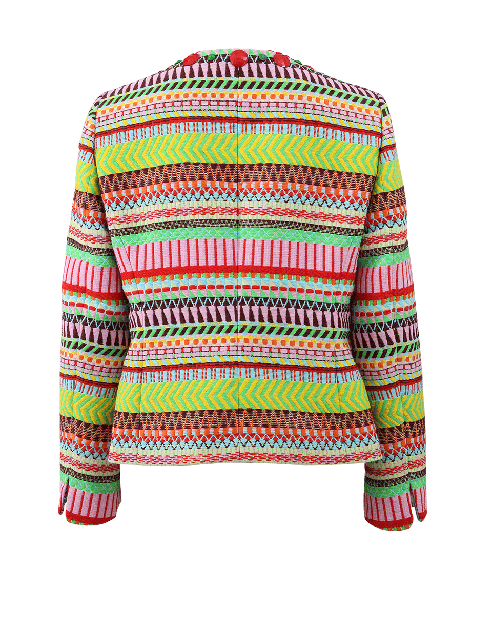 MAISON COMMON-Stripe Embroidered Jacket-
