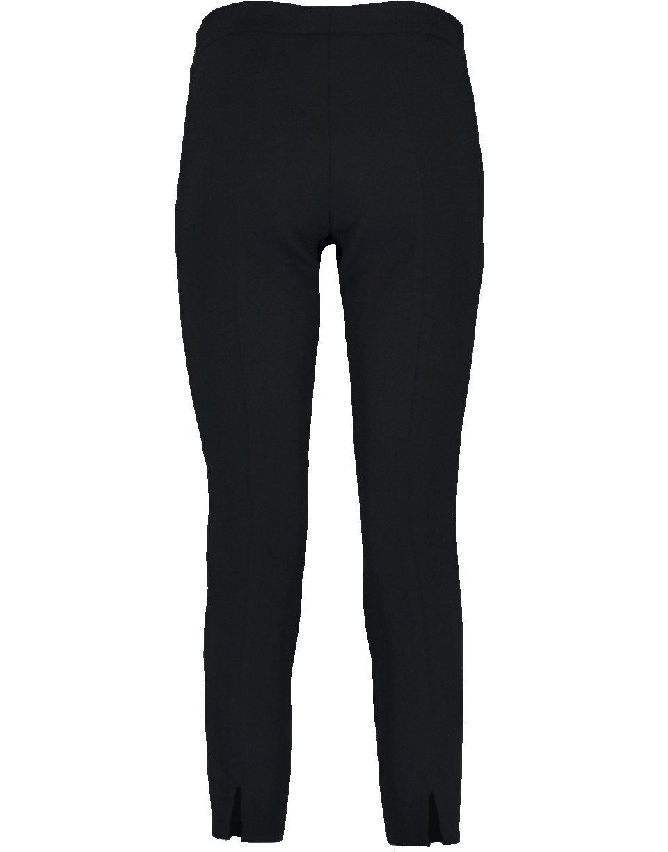 MAISON COMMON-Cropped Slim Pant-BLACK
