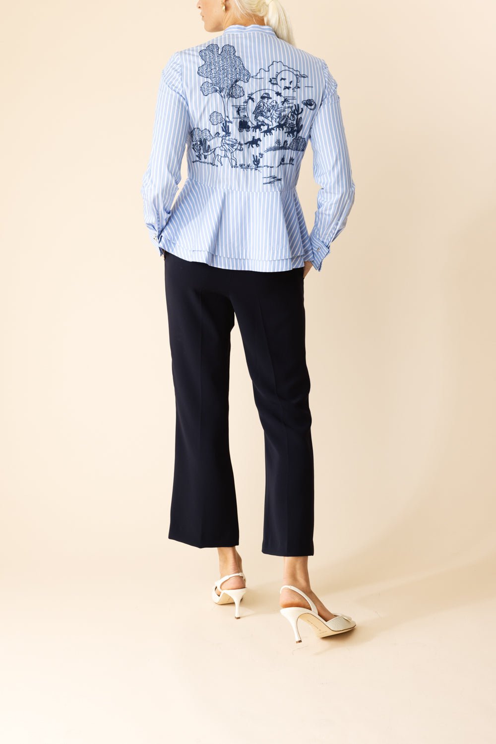 MAISON COMMON-Flare Pant-