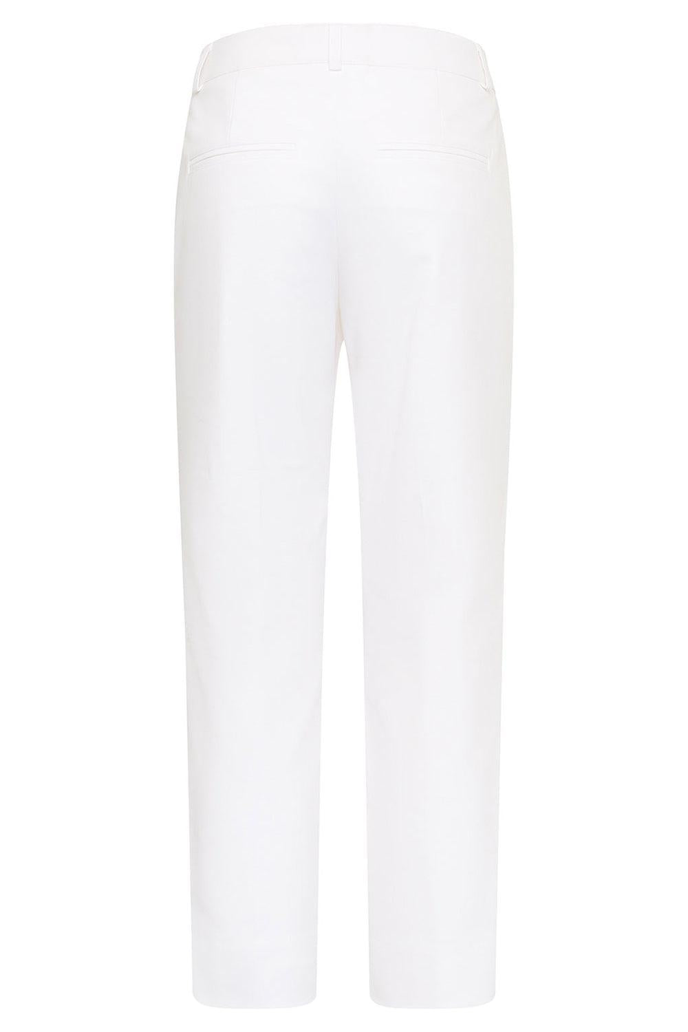 Tab Front Slim Ankle Pant-WHITE-34-CLOTHINGPANTCROPPED-MAISON COMMON