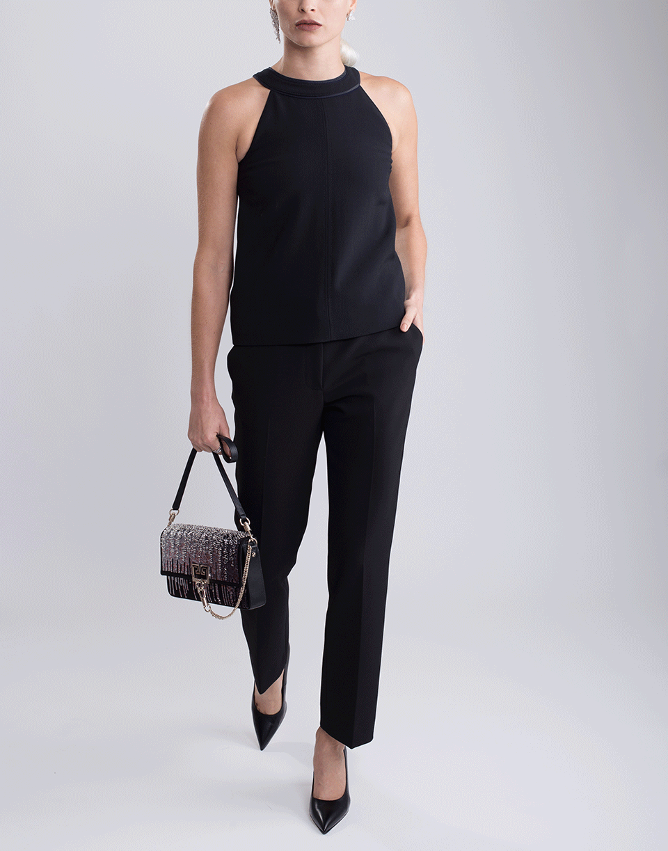 MAISON COMMON-Travel Safe Trouser-NAVY