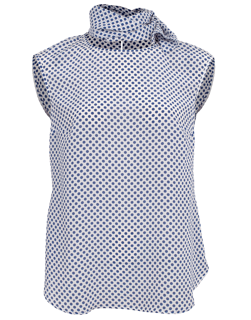 MAISON COMMON-Neck Tie Silk Shell-