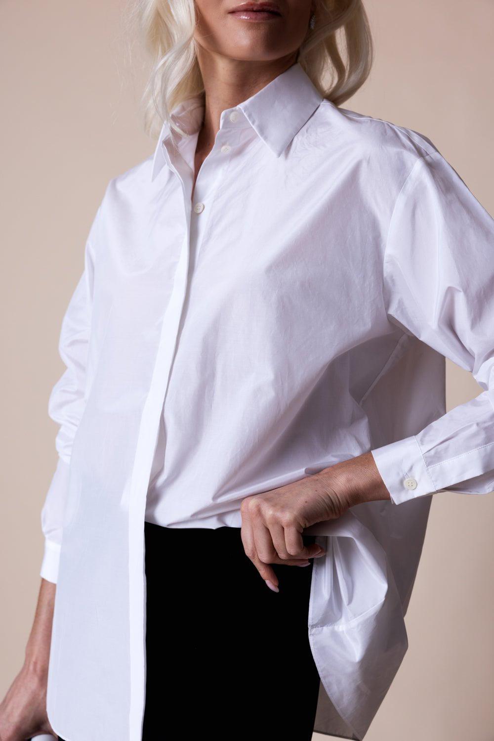 MAISON COMMON-Oversized Button Shirt-