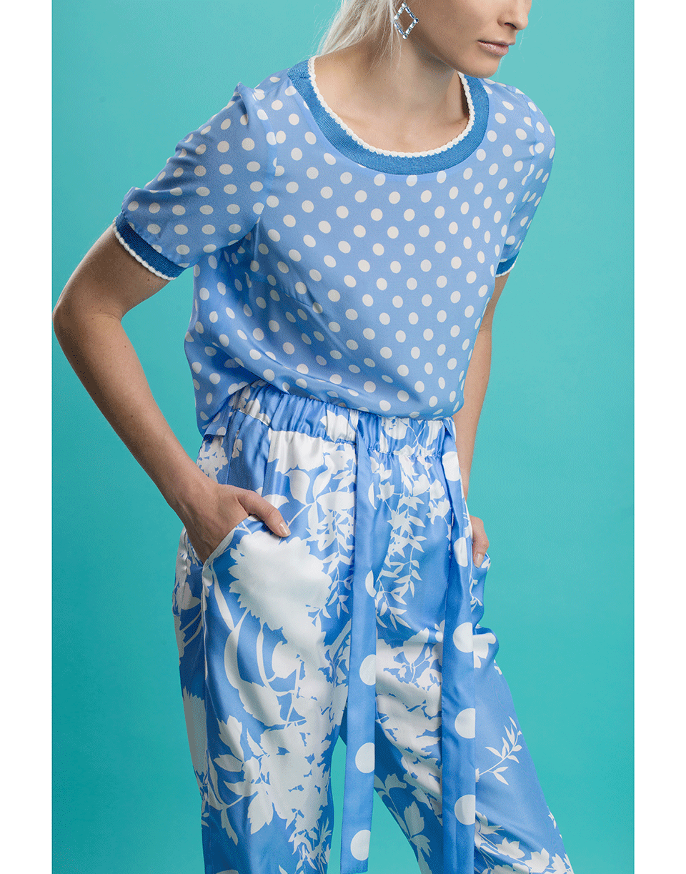 MAISON COMMON-Polka Dot Top-
