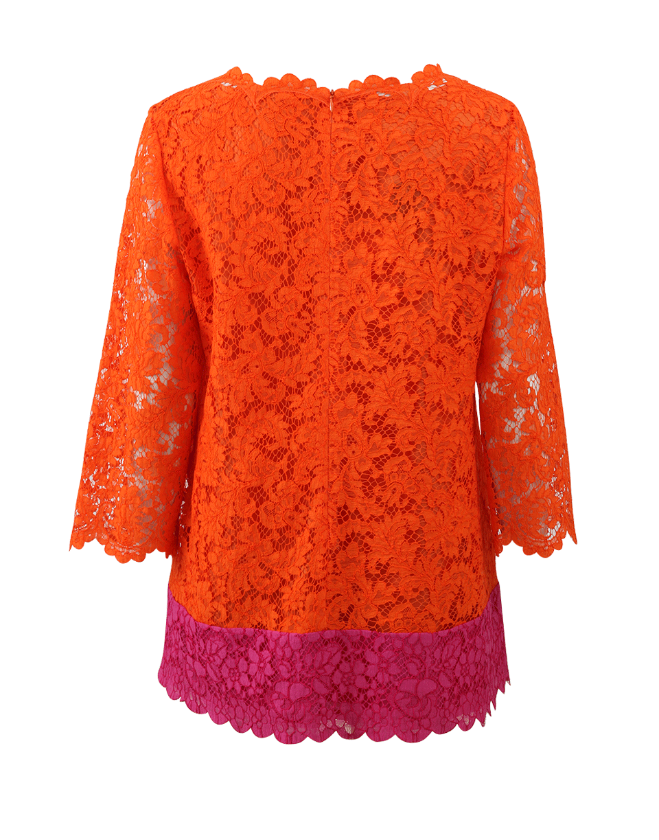 MAISON COMMON-Color Block Lace Tunic-