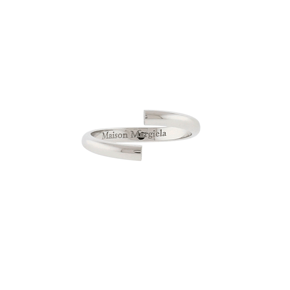 MAISON MARGIELA FINE-Alliance Split Ring-WHITE GOLD