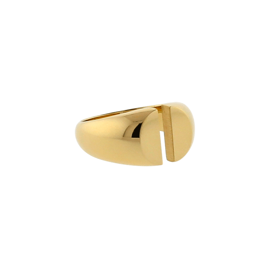 MAISON MARGIELA FINE-Chevaliere Split Ring-YELLOW GOLD