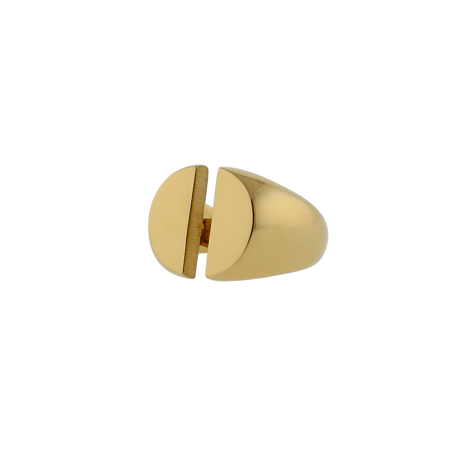 MAISON MARGIELA FINE-Chevaliere Split Ring-YELLOW GOLD