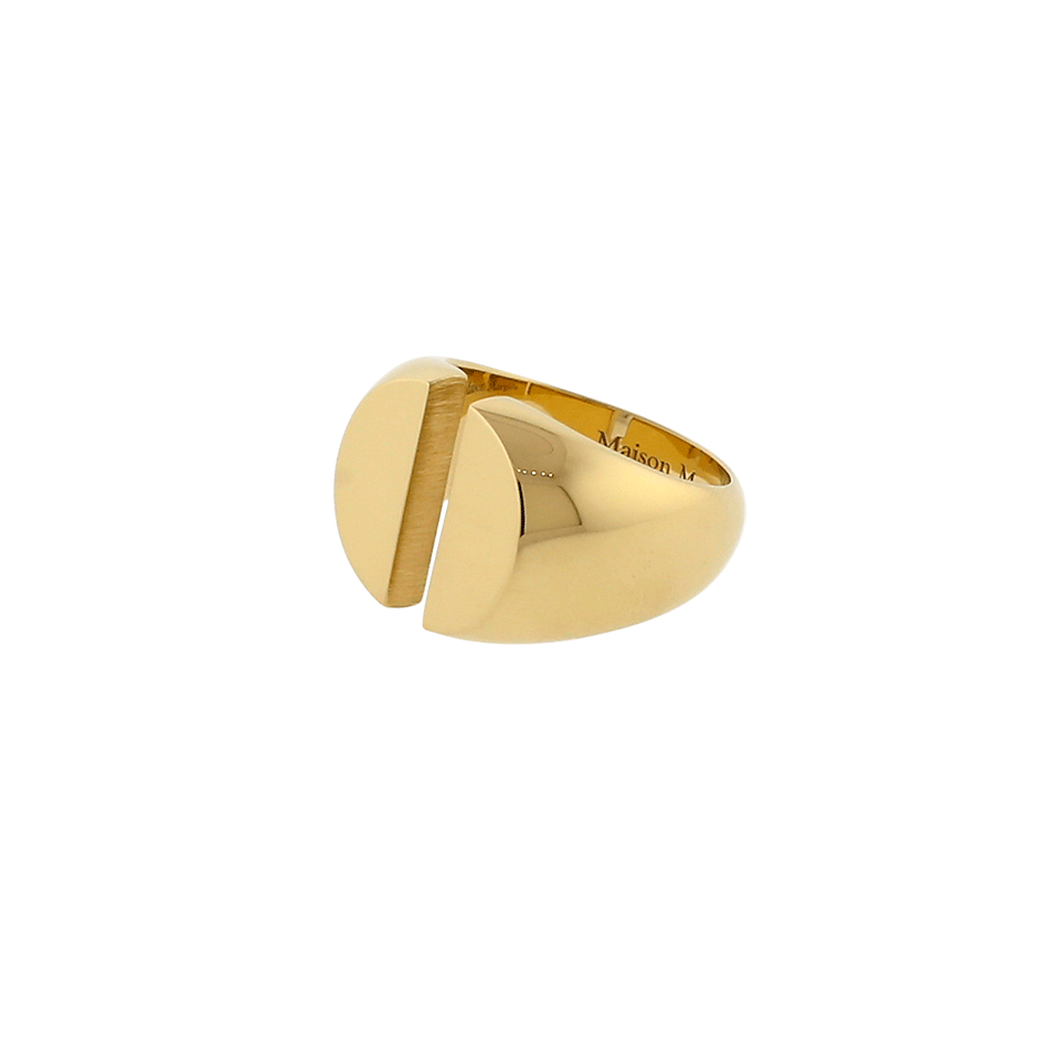 MAISON MARGIELA FINE-Chevaliere Split Ring-YELLOW GOLD