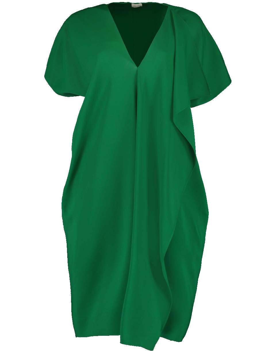 MAISON RABIH KAYROUZ-Short Sleeve V-Neck Easy Dress-