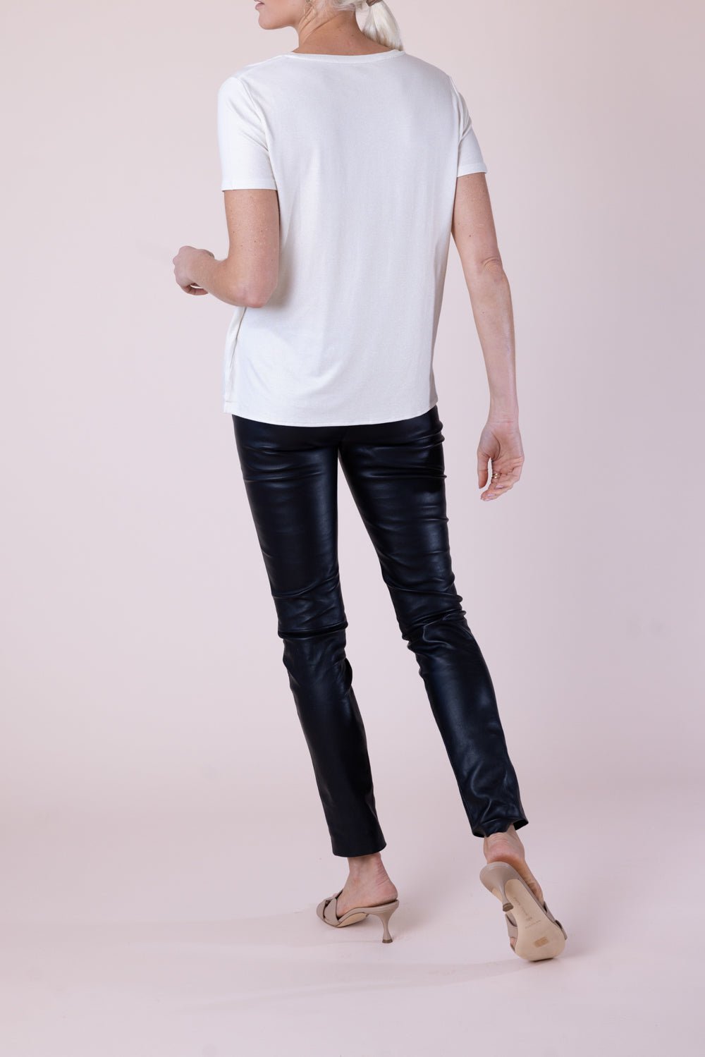 MAJESTIC FILATURES-Short Sleeve Relaxed Tee-