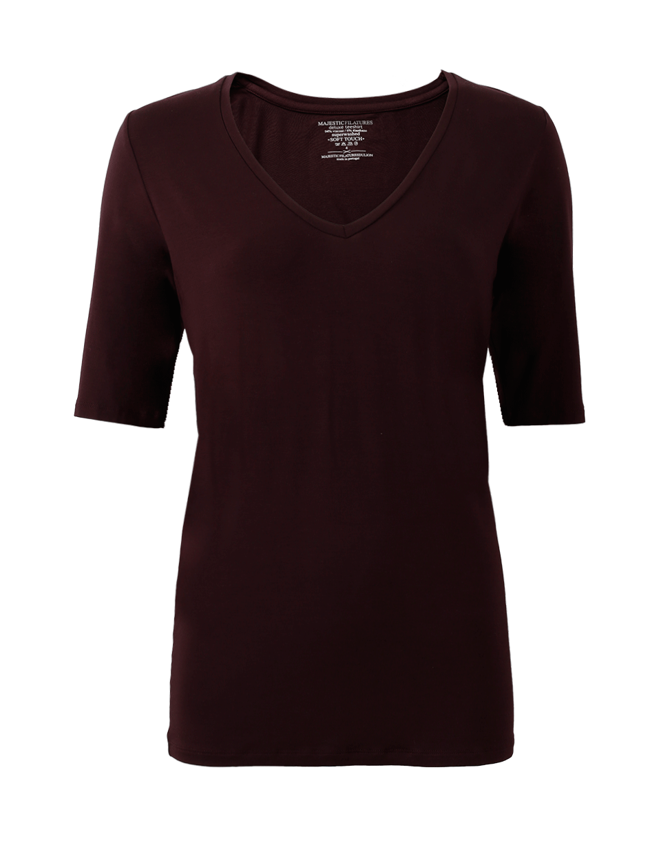 MAJESTIC FILATURES-Fitted Tee-
