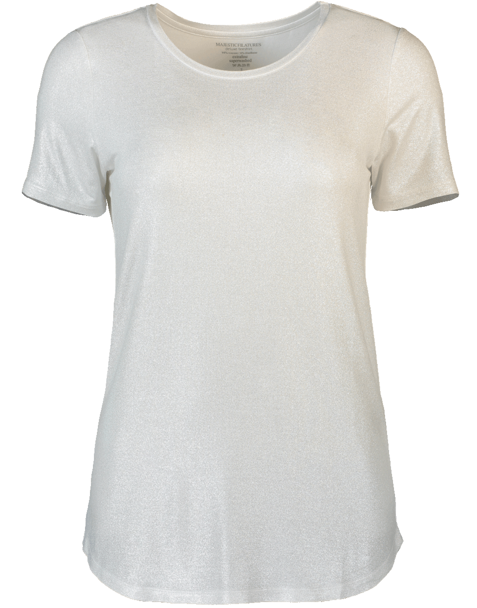 MAJESTIC FILATURES-Lurex Tee-