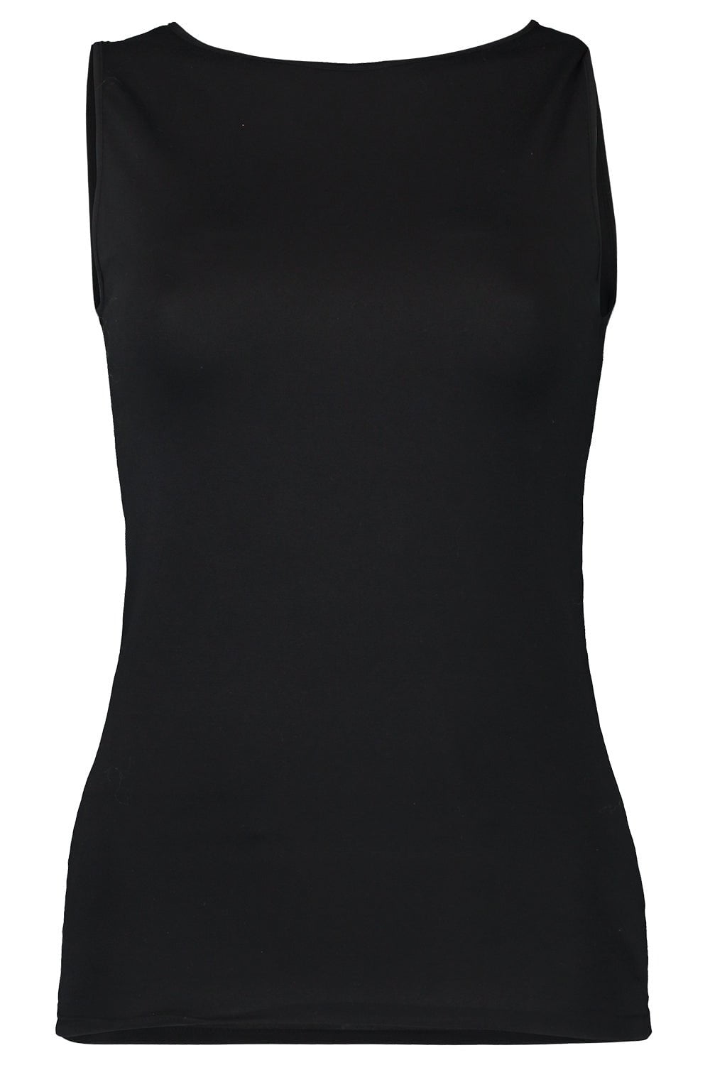 MAJESTIC FILATURES-Crewneck Tank - Noir-