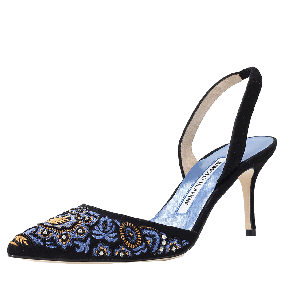 MANOLO BLAHNIK-Carolyne Slingback-