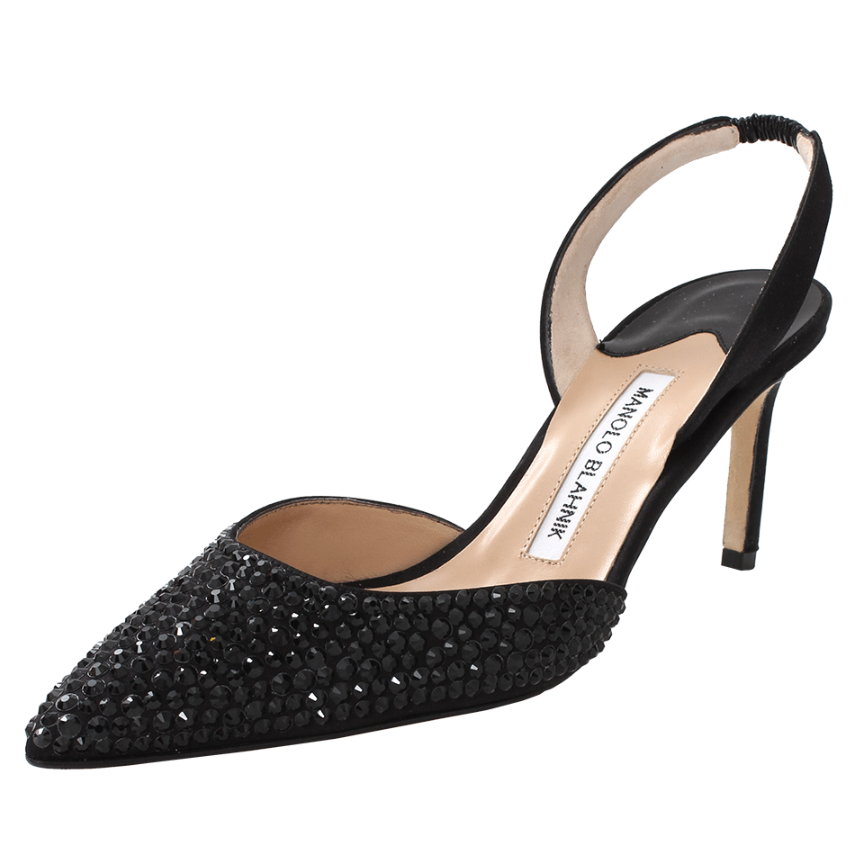 MANOLO BLAHNIK-Carolyne Slingback Heels-