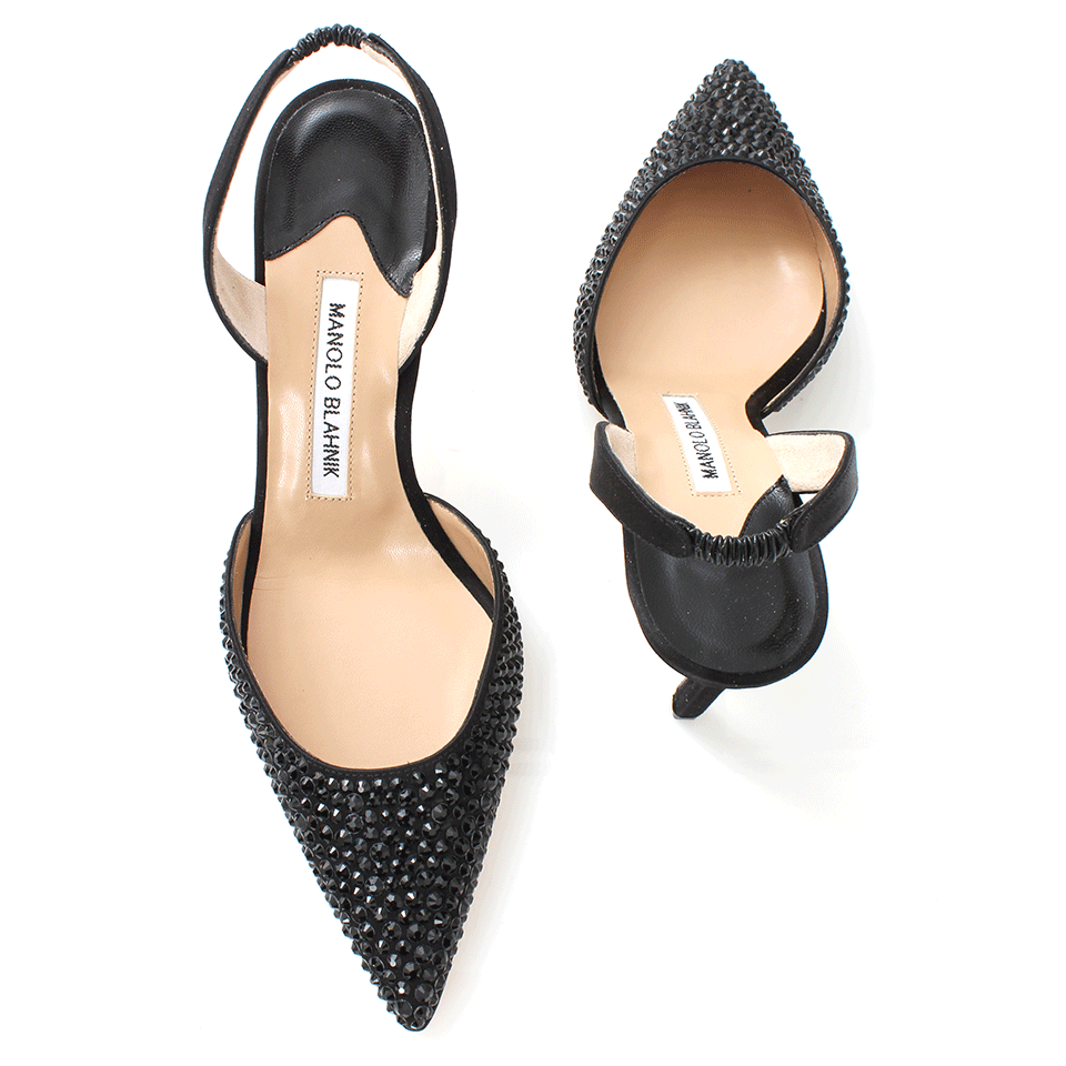 MANOLO BLAHNIK-Carolyne Slingback-