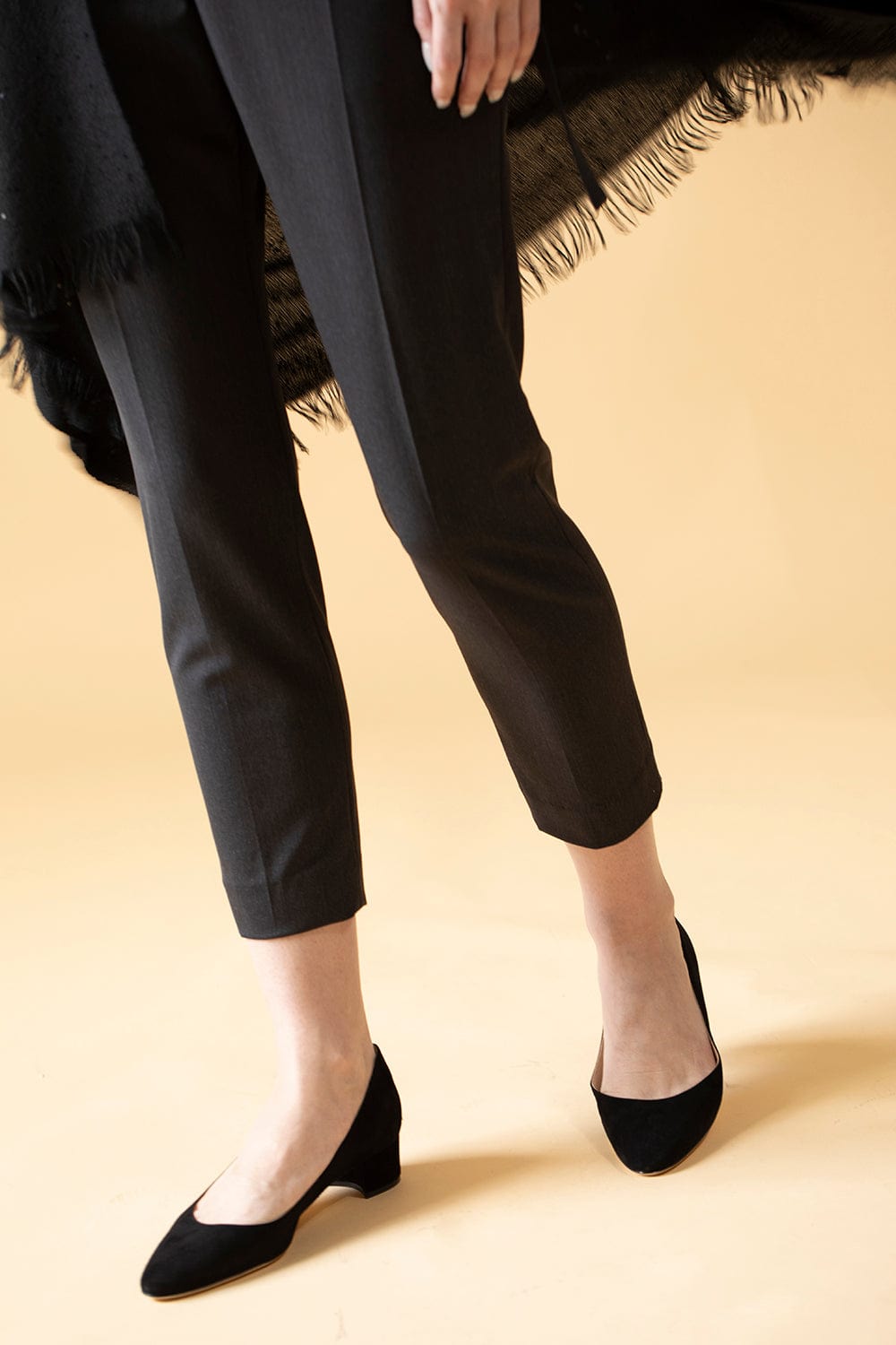 MANOLO BLAHNIK-Listony Samba Tondo Pump - Black-