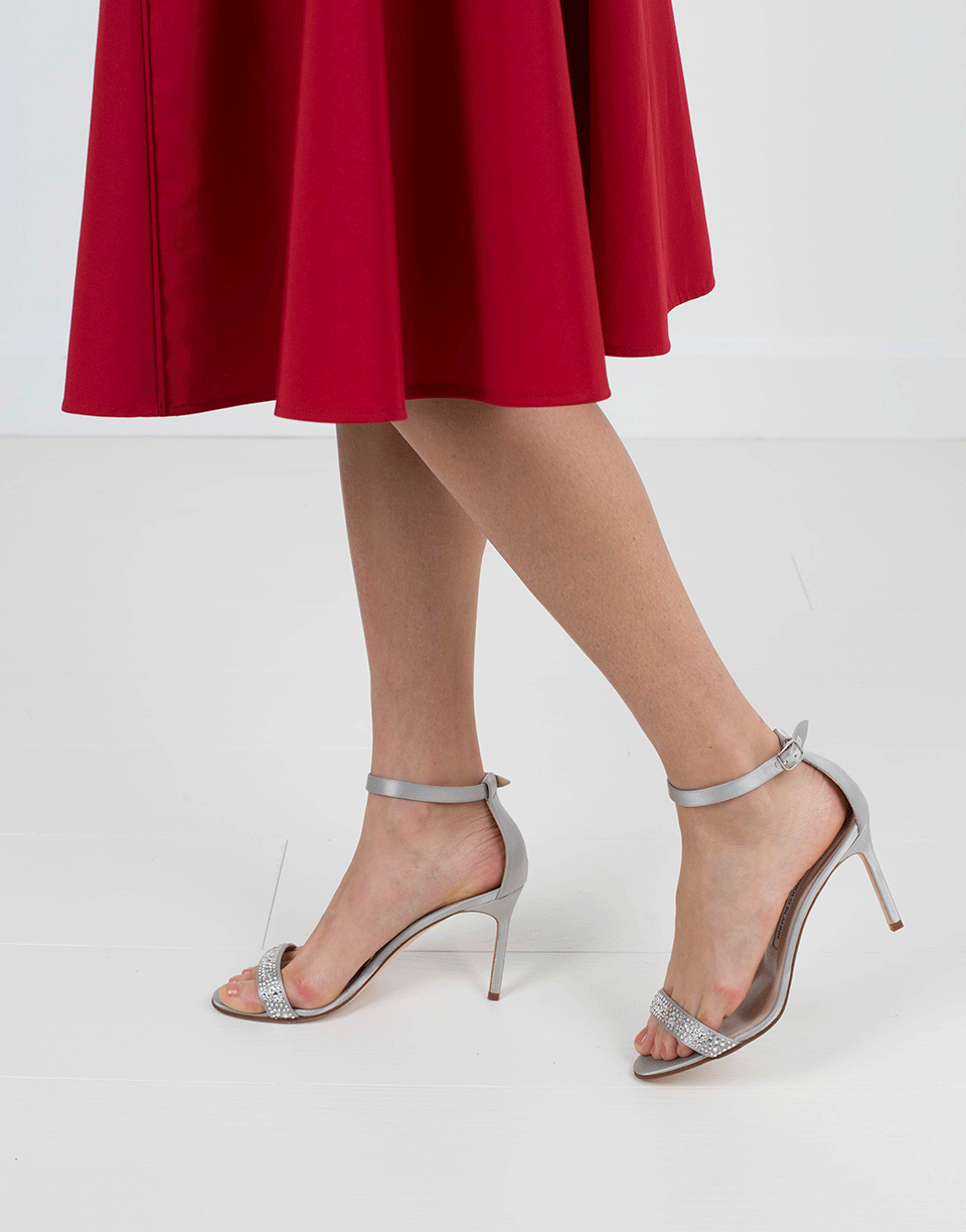 MANOLO BLAHNIK-Chaos Crystal Sandal-