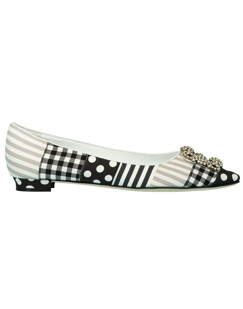 MANOLO BLAHNIK-Hangisiflat Patchwork Flat-