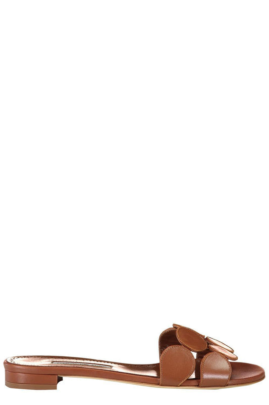 Haribal Flat-MBRWN-36-SHOEFLAT SHOE-MANOLO BLAHNIK