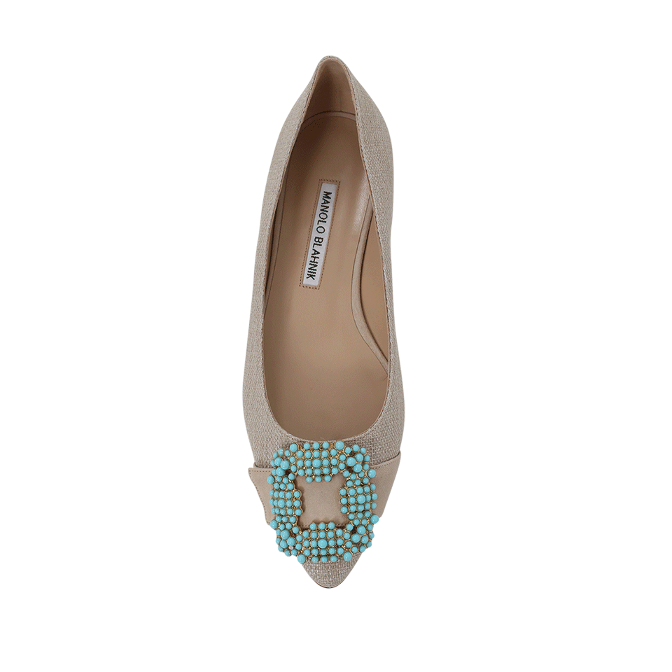 MANOLO BLAHNIK-Gibi Flat-
