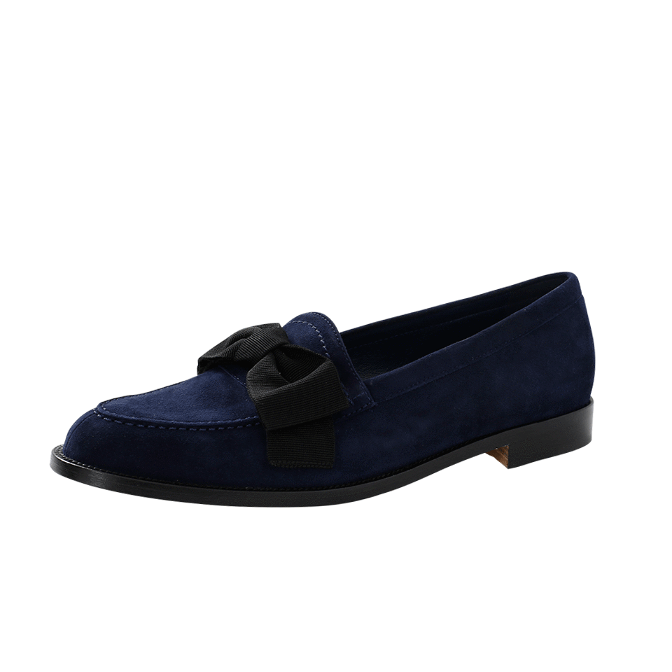 MANOLO BLAHNIK-Aldena Bow Loafer-